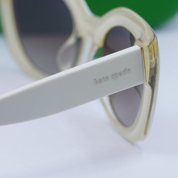 Final Price! Kate Spade MARIGOLD/S 0SZJ HA Ivory/Brown Sunglasses - Picture 7 of 8
